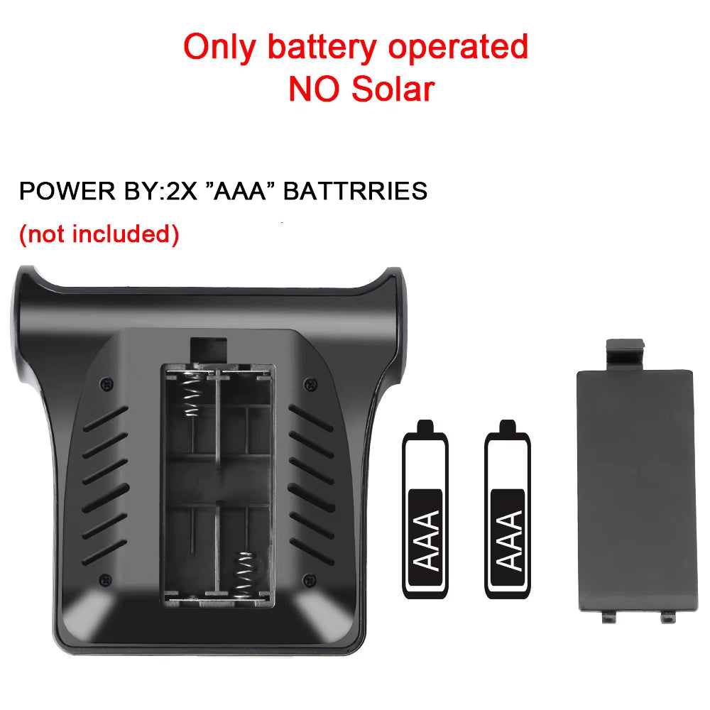 Solar-Powered Tire Pressure Monitoring System with Temperature Alerts - External Battery Version for Enhanced Safety