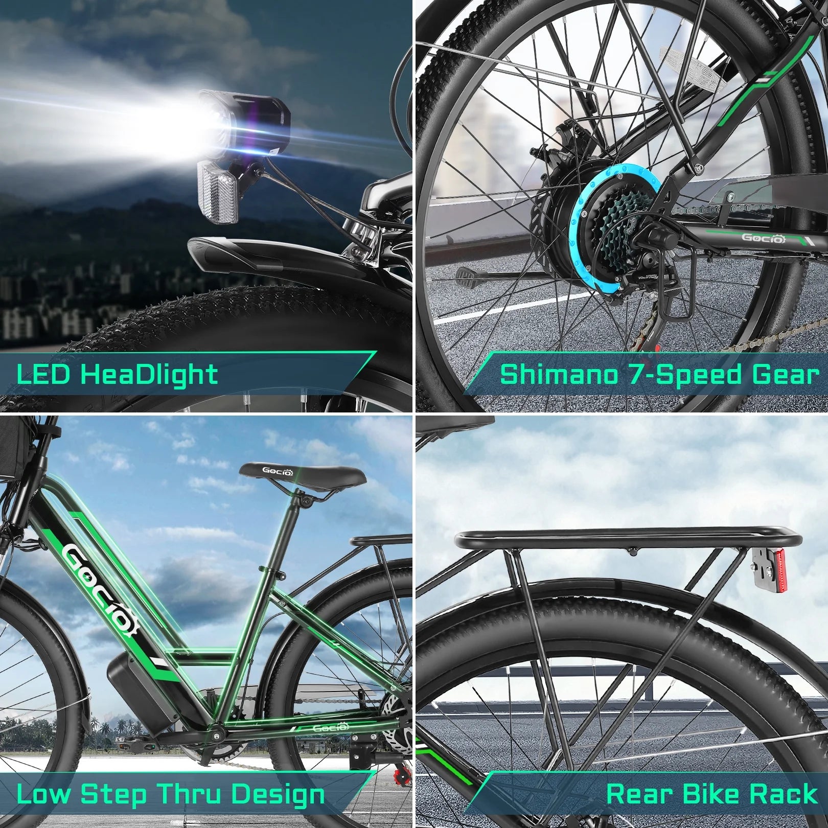 UL2849 Certified 26" Electric Bike for Adults - Powerful 750W Motor, 48V Battery, 19.8 MPH Speed, 7-Speed Commuter Ebike with Reliable Disc Brakes