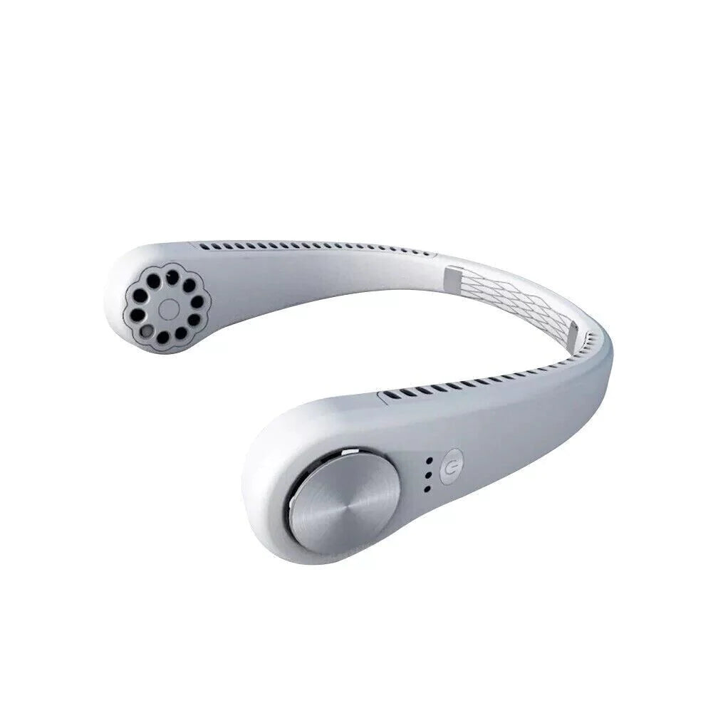 Mini Portable Neck Fan – Wearable USB Air Conditioner for Instant Cooling Anytime, Anywhere