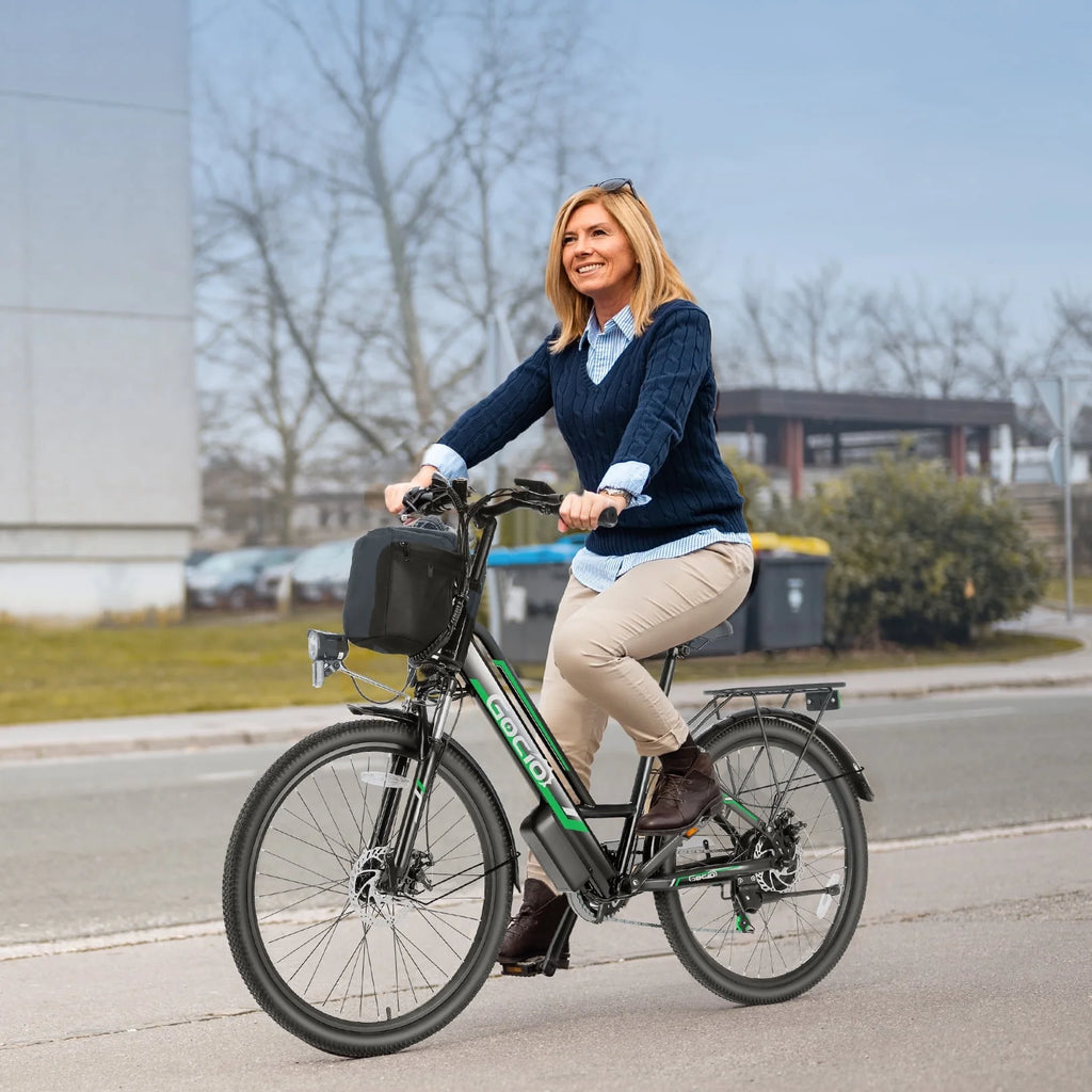UL2849 Certified 26" Electric Bike for Adults - Powerful 750W Motor, 48V Battery, 19.8 MPH Speed, 7-Speed Commuter Ebike with Reliable Disc Brakes