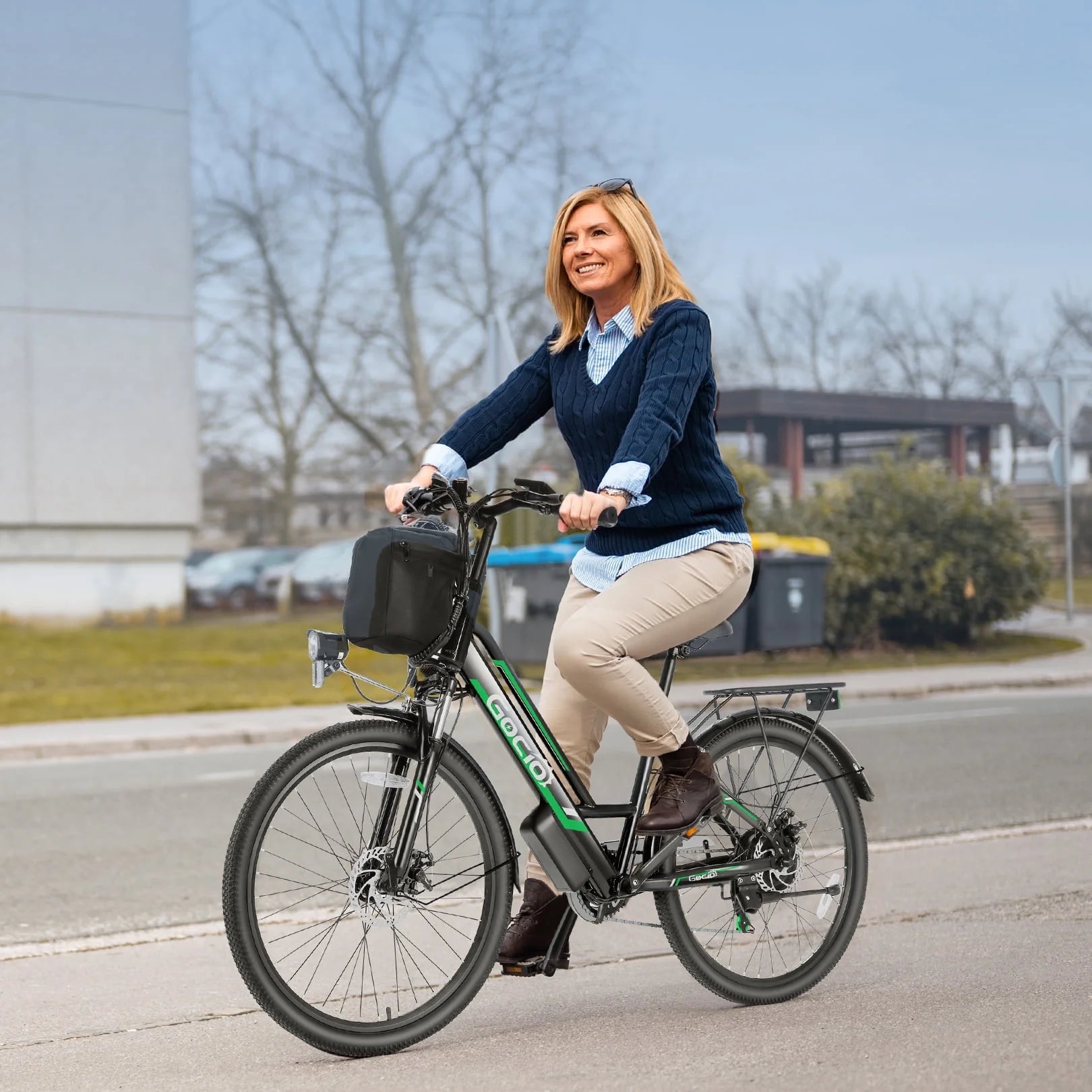 UL2849 Certified 26" Electric Bike for Adults - Powerful 750W Motor, 48V Battery, 19.8 MPH Speed, 7-Speed Commuter Ebike with Reliable Disc Brakes