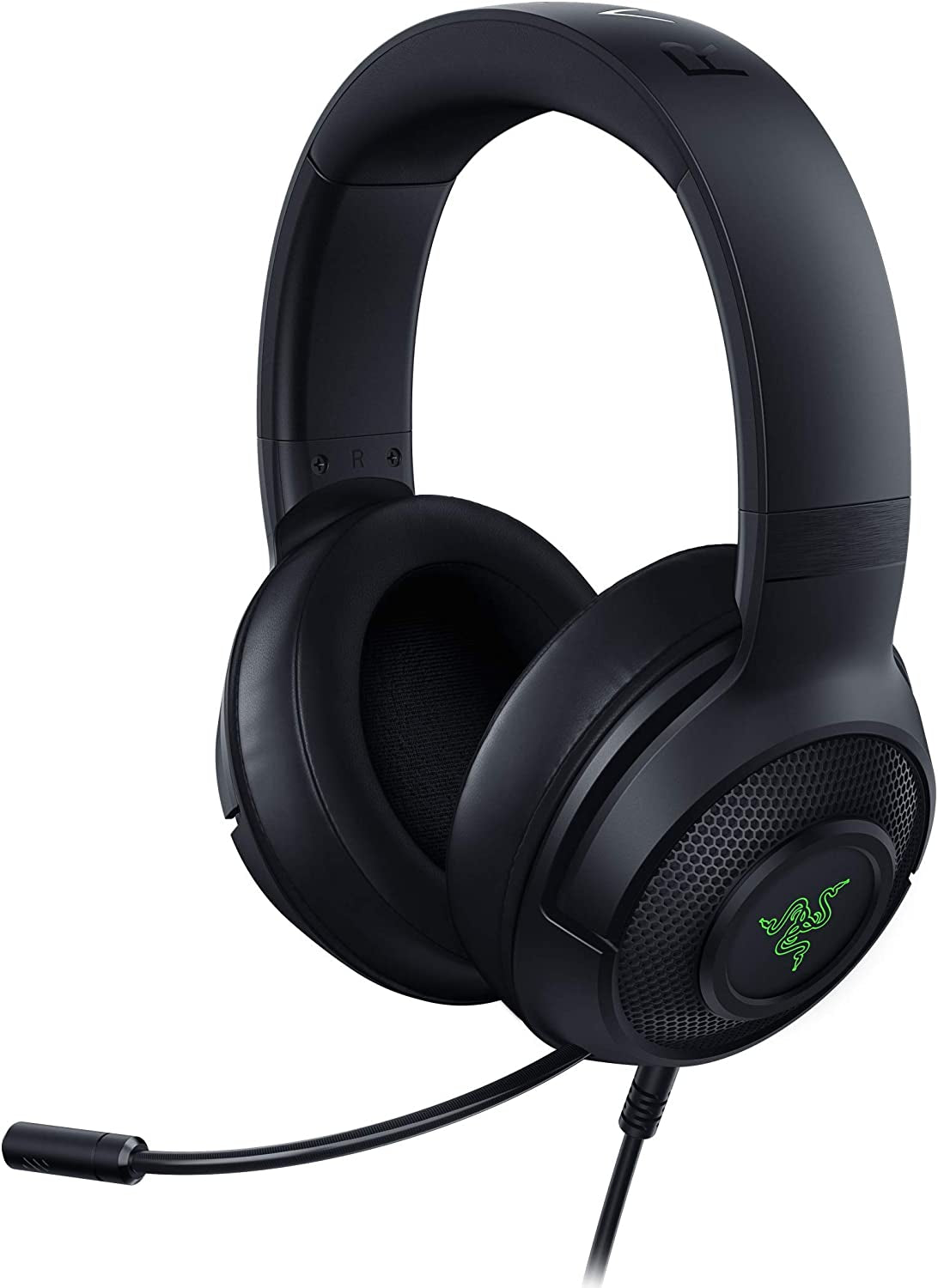 Kraken X USB Gaming Headset - Ultra Lightweight 7.1 Surround Sound for PC - Classic Black with Base Station V2 Chroma